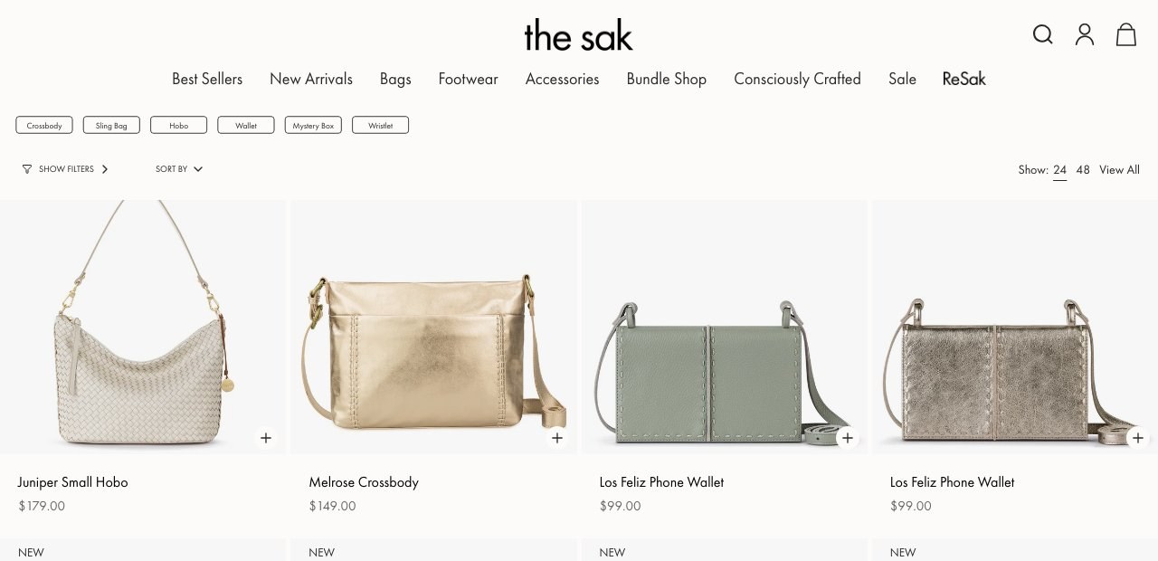 The Sak — Collection Cards (No Ratings/Swatches)